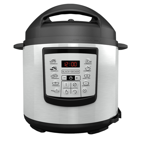 Olla a presión Digital Black+Decker 5.7L y 7 Funciones PR100SD