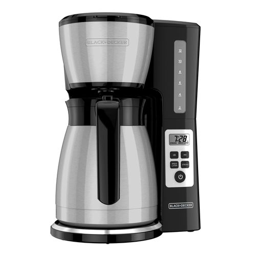 Cafetera Black+Decker Automática Jarra Térmica 12 Tazas