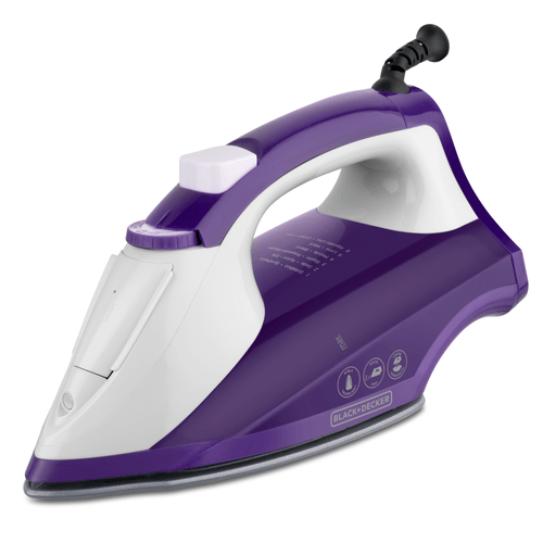 Plancha de Vapor Light 'N Easy Black+Decker Suela Anti Goteo IR1840