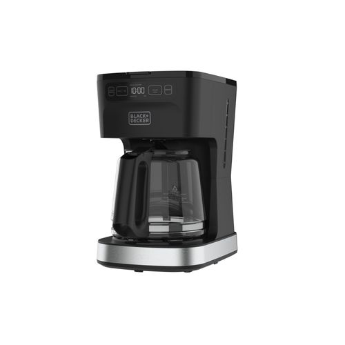 Cafetera Programable Black+Decker 12 Tazas con Filtro Permanente CM0322-0SDLA