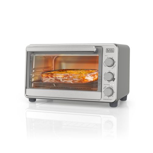 Horno Tostador Eléctrico Black+Decker con Freidora de Aire 23L TO6235-0SDLA