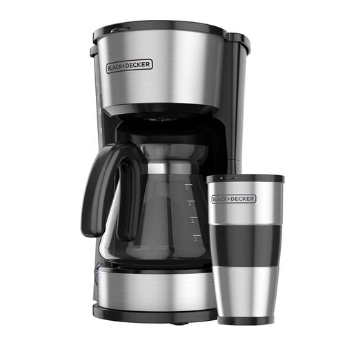 Cafetera Black+Decker filtro permanente 5 tazas CM0755S-MX