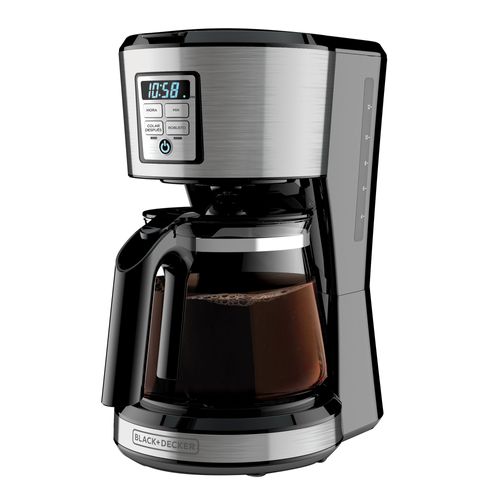 Cafetera Black+Decker automática 12 tazas filtro permanente