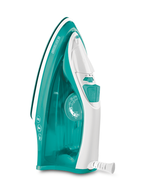 Plancha de vapor Black+Decker tanque 250ml verde IRBD352